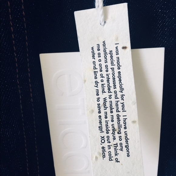 Etíca Sustainable Devon Wide Leg Jeans Size 26 - Picture 4 of 7